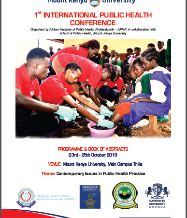 1st international public health Conference Book of Abstract